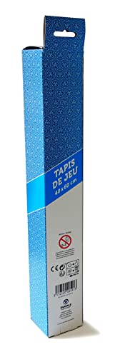 LA DUCALE Kartenmatte 40 x 60 cm – Belote/Poker/Tarot/Ecke – rutschfest – perfektes Gleiten von Karten, Grün