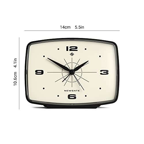Newgate® Brooklyn alarm clock, Matt Black, 10.5 x 14 x 5.5 cm - Image 4