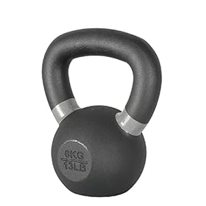 Cast Iron Kettlebell Weight for Home Gym Fitness & Weight Training 6KG-20KG Static Electricity Color Circle Kettlebell Black (Size : 20kg)