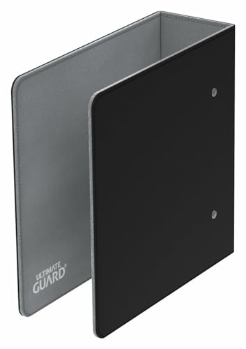 Image of Ultimate Guard Collector's Album Compact | Trading Card Collection Binder with Black Xenoskin Cover & Reinforced 3 Heavy Duty D-Ring | Perfect for TCG Sleeves | Holder Album