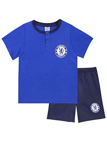 Chelsea F.C. Pijamas de Manga Corta para niños Football Club Azul 7-8 Años