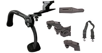 Cam Caddie® Scorpion EX Hands Free Shoulder Support Rig/Mount Compatible with Canon, Nikon, Sony, Panasonic/Lumix Style DSLR Camcorder or Video Camera Includes: iPhone + GoPro Mount