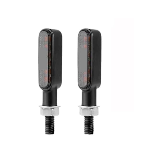 Luz trasera de moto 12V con intermitentes de metal para modificación