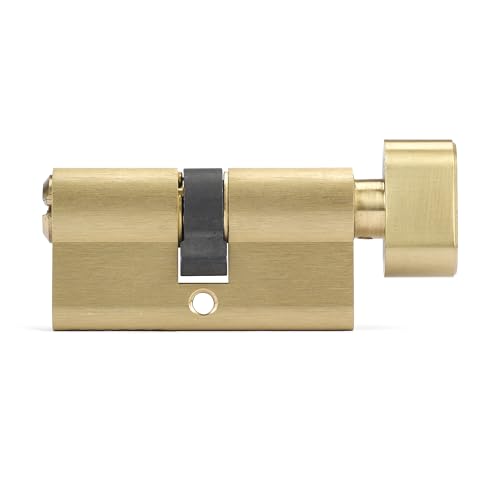 IFAM Cylinder Start STRP3030L 30 x 30 mm Brass Faced Cylindrical Security Lock with 5 Nickel Plated Steel Security Keys - Image 4