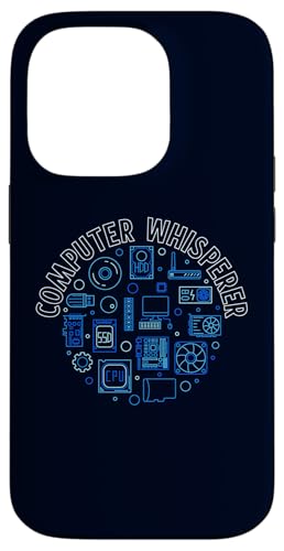 Computer Whisperer - プログラマーまたは開発者テクニカルサポート スマホケース iPhone 14 Pro 用