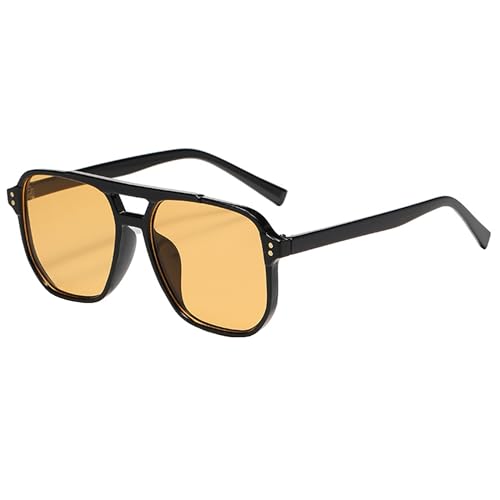 Image of Onrtry Retro Aviator Sunglasses Women Men 70s Vintage Square Frame Sun Glasses UV400 Shades