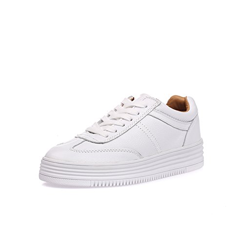 Chaussure respirante blanc pour étudiante look décontracté de campus