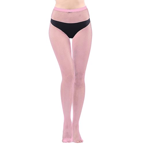 Image of Bestjybt Womens Fishnet Tights High Waist Mesh Fish Net Stockings Pantyhose