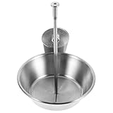 VICASKY Obstgabel Mit Schale Für Vögel Hängende Vogelfutterspieße Aus Edelstahl Futterhalter Für Papageien Gemüsehalter Obsthalter Für Papageien Vogelkäfig Futterspender Obst Und