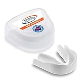  Game Guard protector bucal para hervir y morder/protector de encías - protectores bucales moldeables - Elección de colores/sabor Adulto/Senior/Junior/Niños/Jóvenes, Deportes escolares, Rugby, Hockey