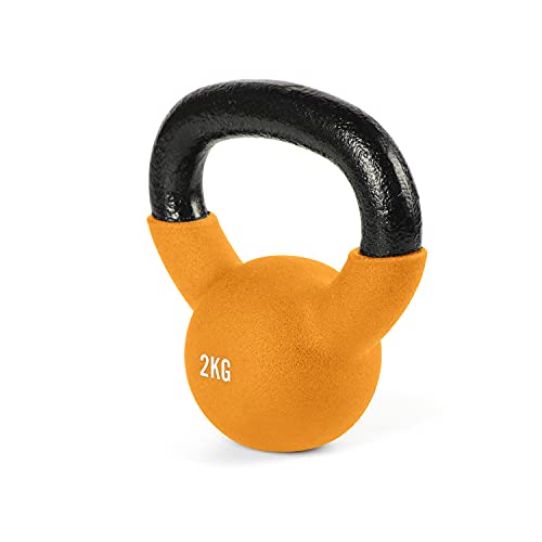 Kettlebell von DoYourFitness aus massivem Gusseisen mit Neoprenbeschichtung