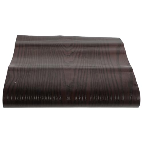 ULTECHNOVO Film Adhésif Intérieur Voiture Imitation Bois Veiné Brillant 30x100 Cm Autocollant Décoration Tableau de Bord Modification DIY Compatible Multi-modèles