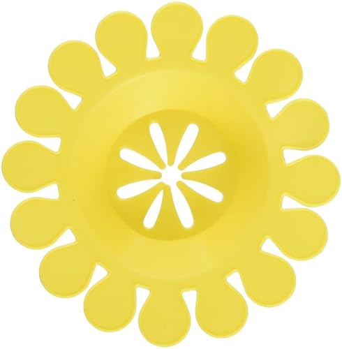Compac Sink Daisy Scented Kitchen Sink Strainer infuses & Freshens Your Sink, Must Have Kitchen Sink Accessories, Sink Drain Strainer - Catcher, Yellow, Lemon Scent, 6 Count, (3 Packs of 2)