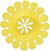 Compac’s Sink Daisy, Scented Kitchen Sink Strainer - Infuses and Freshens Your Sink With Crisp, Clean, Exciting Scents, While Protecting Garbage Disposals & Drains, Lemon, 6 Count