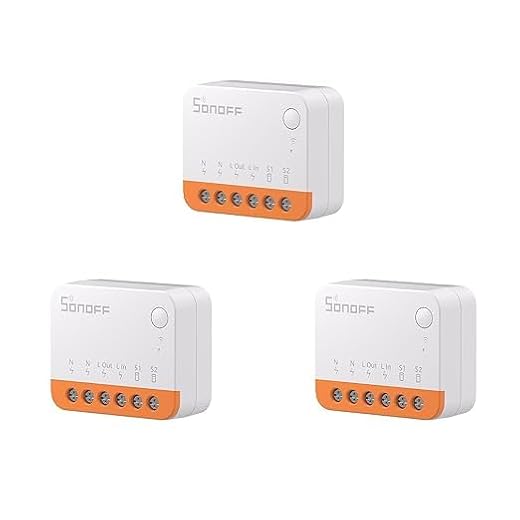 MINI R4 3PCS WiFi Smart Switch 2-Way, Interruttore intelligente DIY, modalità relè staccabile, WiFi 2.4G, controllo APP, Funziona con Alexa, Google Home Assistant, controllo remoto eWeLink