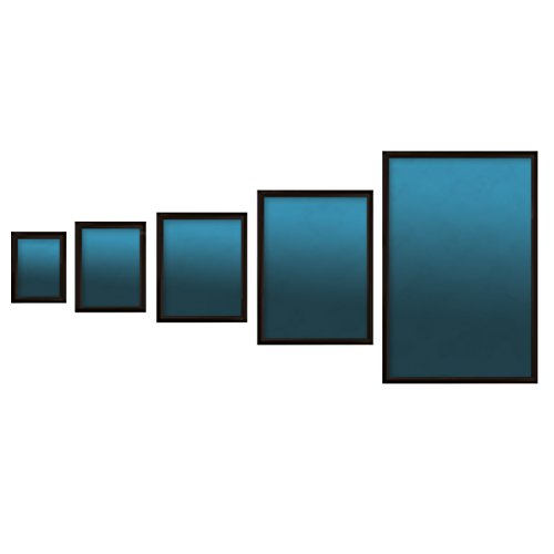 Seco Front Load Easy Open Snap Frame Poster/Picture Frame 8.5 X 11 Inches, Black Aluminum Frame (Sn8511Black) #TOP4