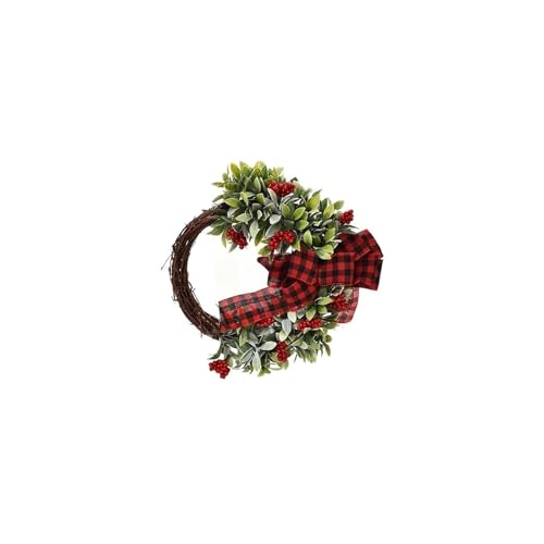 Décorations de Noël suspendues durables pour décorer facilement votre porte extérieure