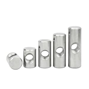 Dimeiyan Edelstahl Zylinder Stoßmutter 5er Set