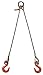 Liftall 12I2LBX13 2 Leg Bridle Wire Rope Sling, 1/2" x 13
