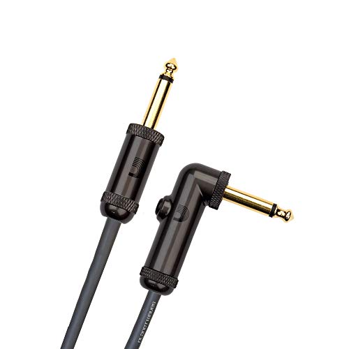 Planet Waves PW-AGRA-10 Câble d’instrument à angle droit avec coupe-circuit 3 m Noir - Les Beatles, Paul McCartney, John Lennon, RIngo Starr, George Harrison Planet Waves PW-AGRA-10 Câble d'instrument à angle droit avec coupe-circuit 3 m Noir