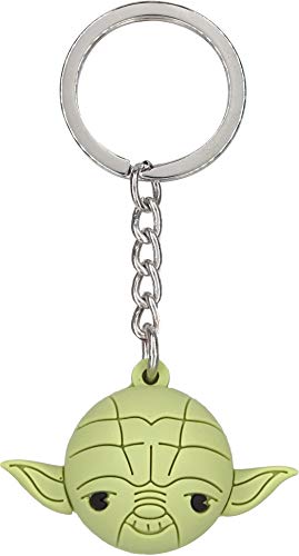 Porte-clés Star Wars Yoda boule 3D : pendentif original pour clé de voiture et sac