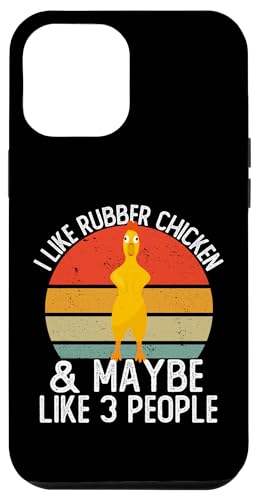 Carcasa para iPhone 15 Plus Camisa de pollo de goma Me gusta el pollo de goma y tal vez 3 personas