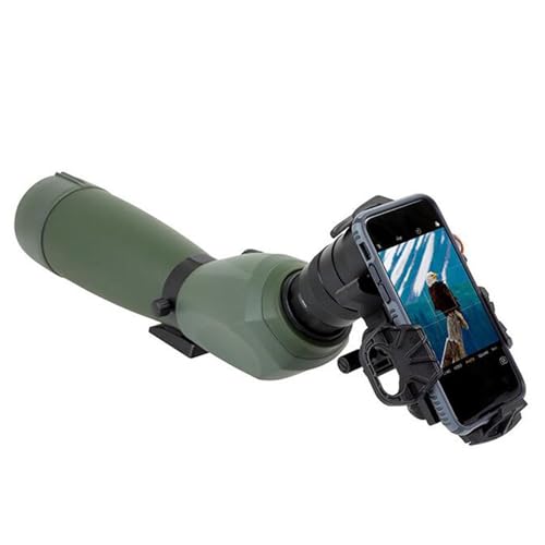Adaptador universal de telescopio para móviles y astrofotografía con clip de sujeción 7