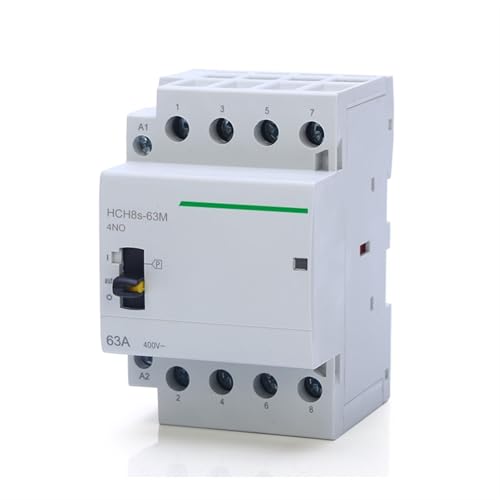 Contacteur modulaire robuste 4P 40A HCH8s-63M à commande manuelle