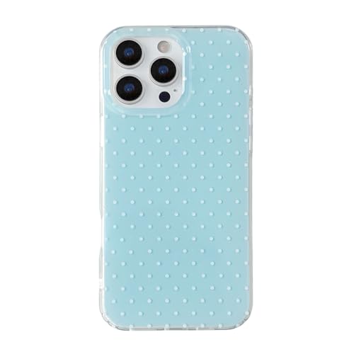 Coque iPhone 15 Pro à pois étui cadeau idéal pour femme