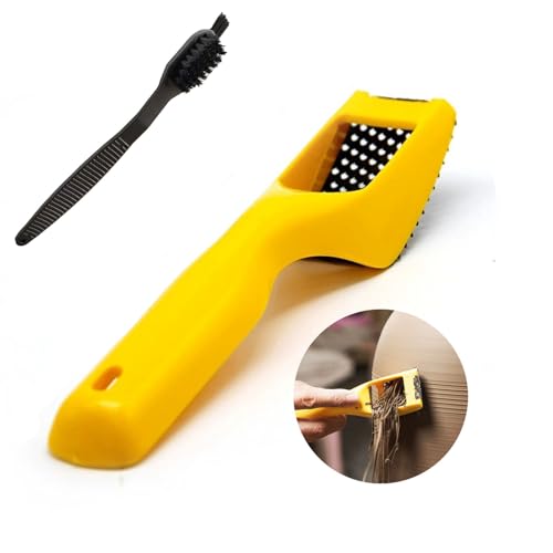 AEROVA Pottery Shaper Tool Clay Tool with Cleaning Brush for Sculpture and Shaving for Artists