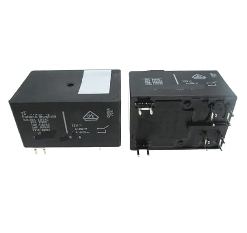 Relé de 12 V T92S7D12-12 de 2 piezas para automatización y reparación de sistemas de 12V CC