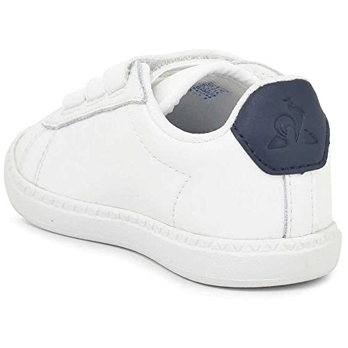 Le Coq Sportif Courtset INF Optical White, Basket Garçon Unisex Kinder, 22 EU