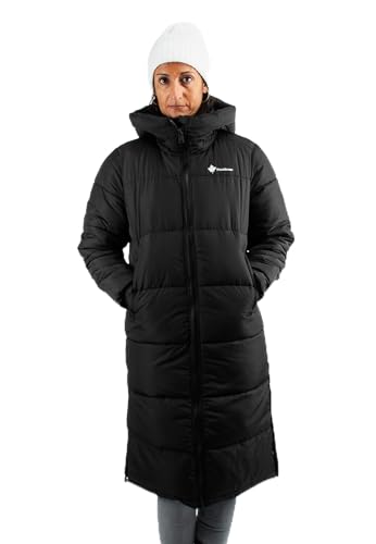 Parka paragoose Olga veste longue femme noire idéale pour les sorties en ville