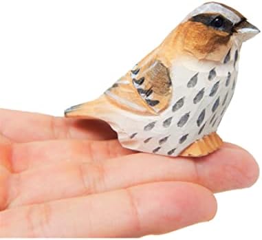 Amazon: Selsela Grey African Parrot Wood Figurine Statue Sculpture