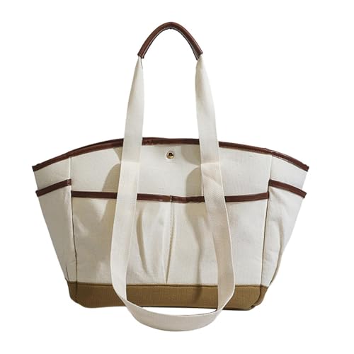 Sac à main avec double poignées grand format cabas de plage décontracté chic pour dame - 2