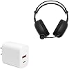 BoxWave cargador compatible con Sony Inzone H9 II - PD miniCube (20W), cargador de pared USB-C PD 20W - blanco invernal 2