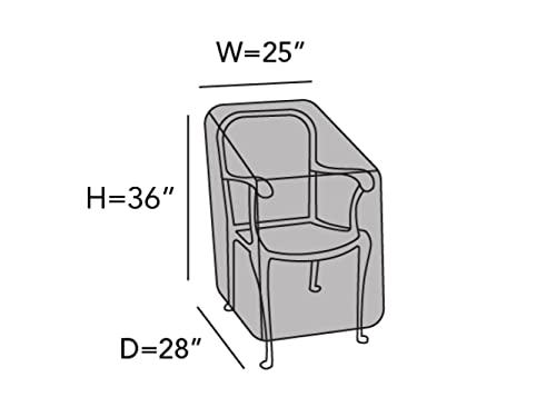 image for Covermates Outdoor Chair Cover - Premium Polyester, Weather Resistant,