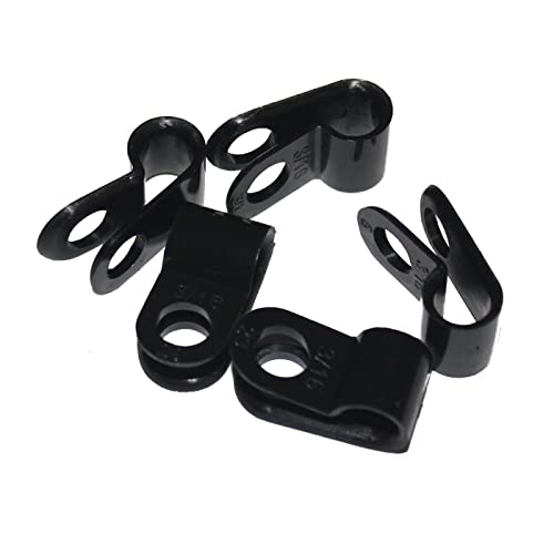 100x P-Clip für Kabel 5mm Nylon Kabelschelle Kabelfixierung Chassisklemmen