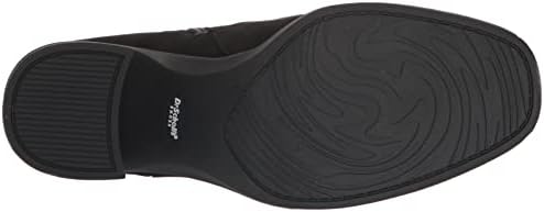 Dr. Scholl's Womens Ride Away Block Heel Bootie Black Fabric 6 M | Image 3