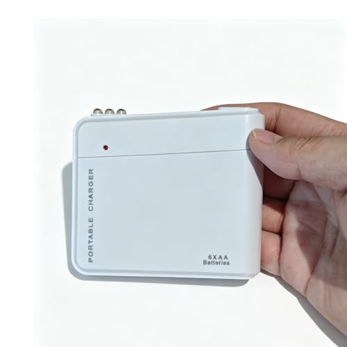Cargador de emergencia portátil USB con baterías AA miniatura 6