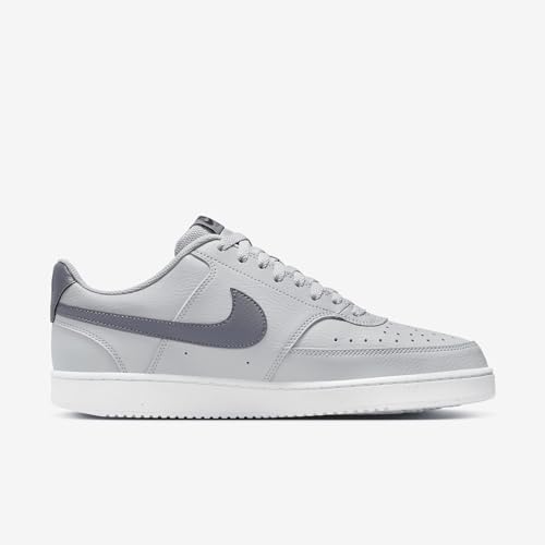 Nike Court Vision Low Next Nature Men's (FQ7669-001, Wolf Grey/Light Carbon-Midnight Navy) Size 7.53