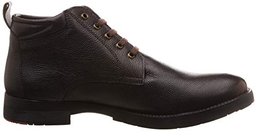Image of Lee Cooper Men Brown Leather Boots-8 UK /India (42 EU) (LC9519BBROWN42)