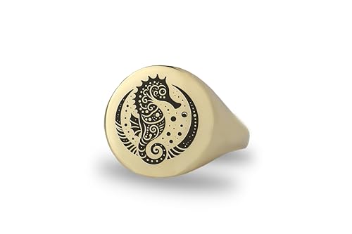 Chevalière SeaHorse : la bague de déclaration audacieuse qui ne glisse pas et s'ajuste