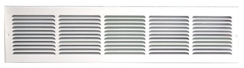 Speedi-Grille SG-308 RAG 30-Inch by 8-Inch White Return Air Vent Grille with Fixed Blades