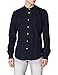 Produktbild TOM TAILOR Denim Herren Hemd mit Stehkragen 1022740, 25265 - Navy Small Dobby, XL