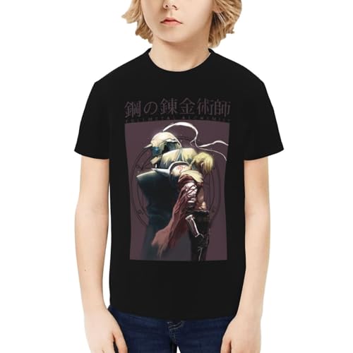 Girl/Boy T Shirts Funny Short Sleeve Tees for Full Metal Alchemistes Top