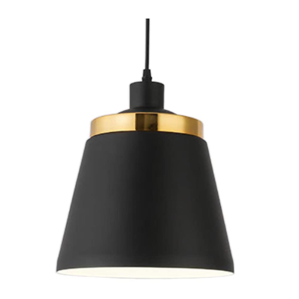 HXYSXHJUO E26 Adjustable Color Pendant Light Fixture - Blue Retro Chandelier for Home and Office(Noir)