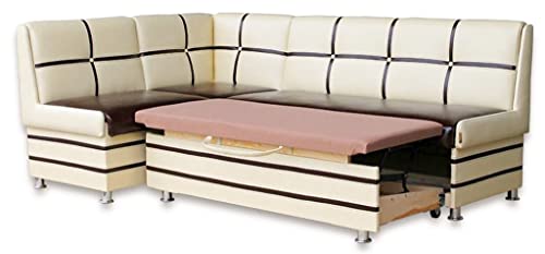 Rodnik Eckbank Korsika Maxi mit SCHLAFFUNKTION 213x142 cm, Polsterbank...