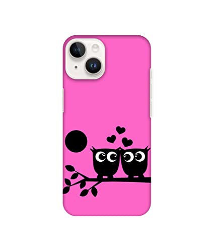 Image of Amazon Brand- Solimo Designer Love Birds Vector 3D Printed Hard Mobile Back Case Cover Compatible for Apple iPhone 14 Plus