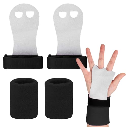 KARELLS Manique Gymnastique Gants, M Gym Enfant Adulte Manique, Protecteur Paume de Gym, Entraînement Croisé, Poignées de Traction, pour...